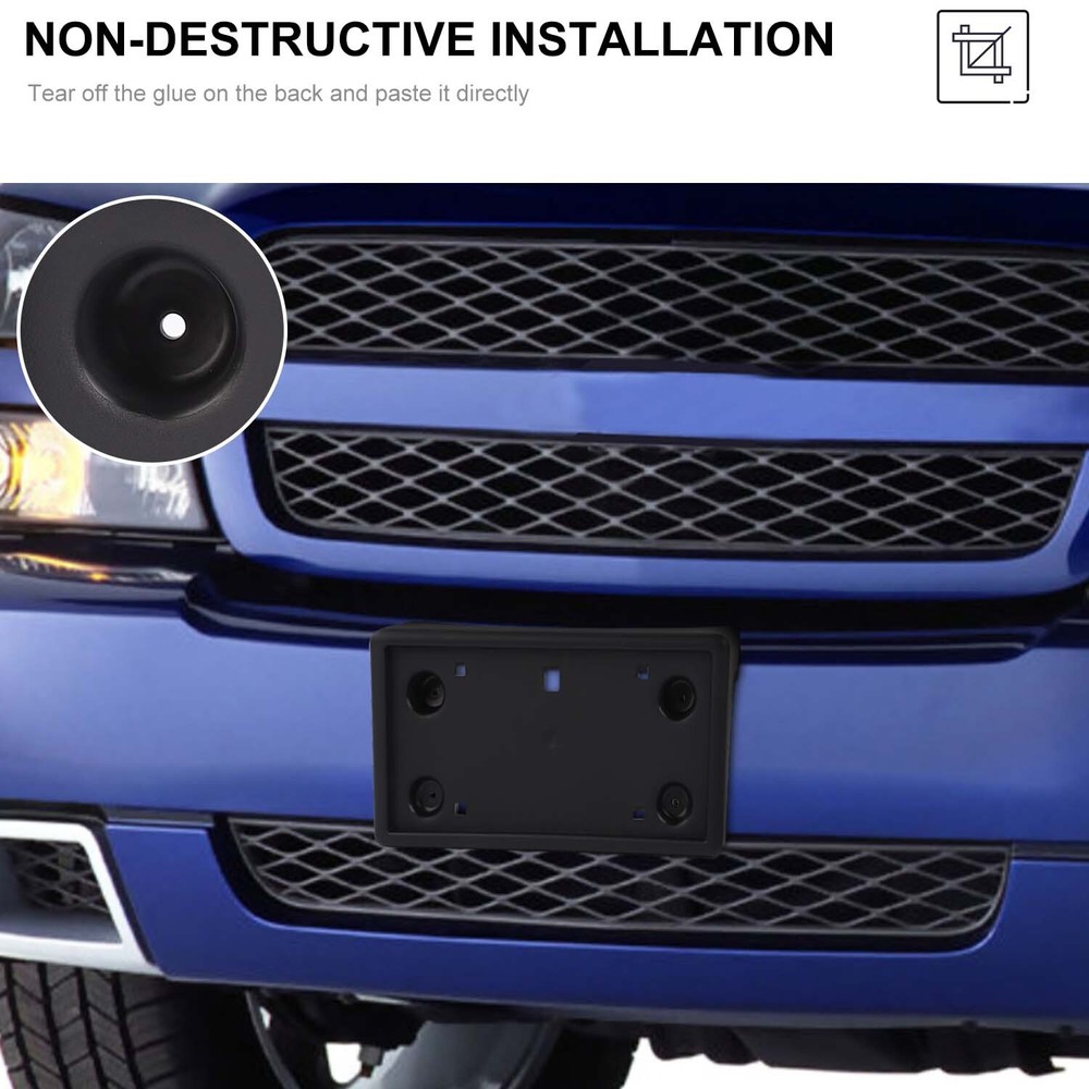 Front License Plate Frame Bracket Mounting Holder For Chevy Silverado 2004-2006