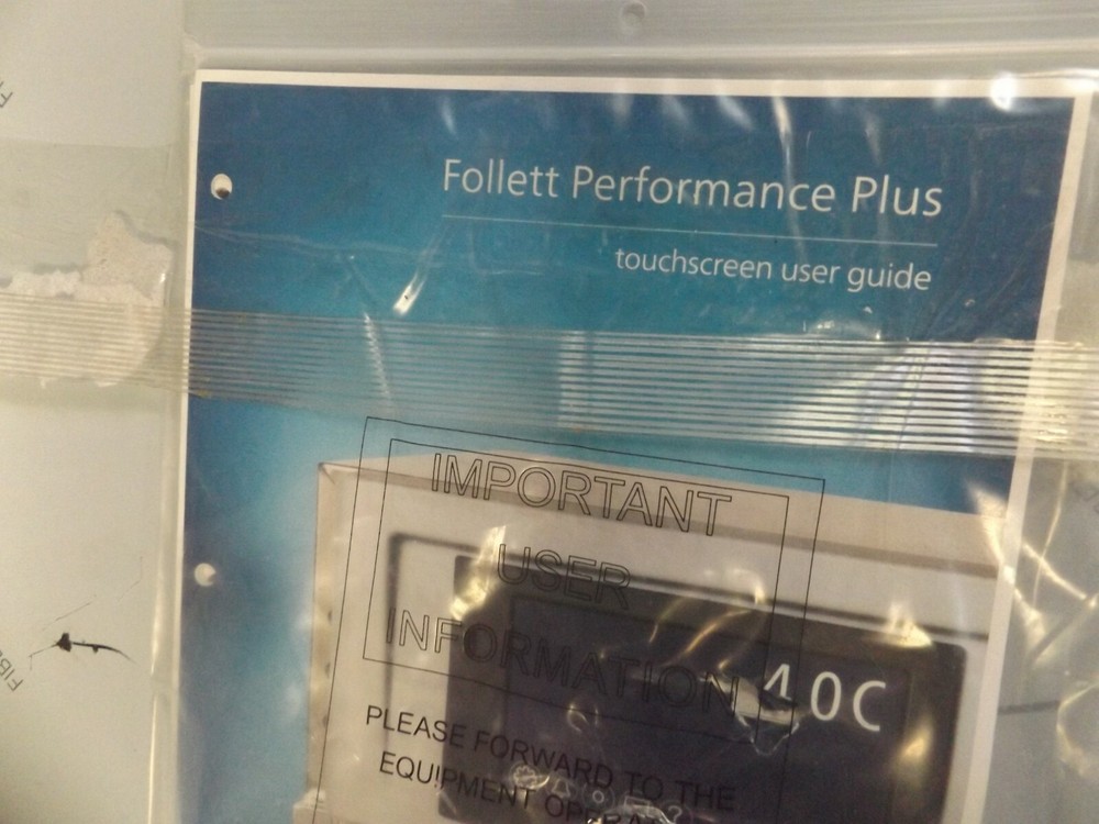 FOLLETT MEDICAL GRADE UNDERCOUNTER REFRIGERATOR STAINLESS TOUCHSCREEN ADA