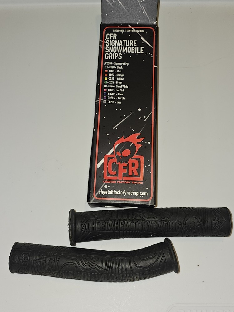 CFR BLACK SNOWMOBILE HANDLE BAR GRIPS