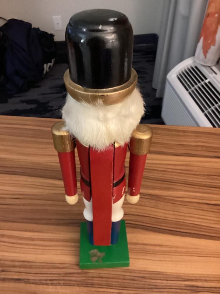 Christmas Traditional Nutcracker 14” Some Flaws But Fixable Needs TLC
