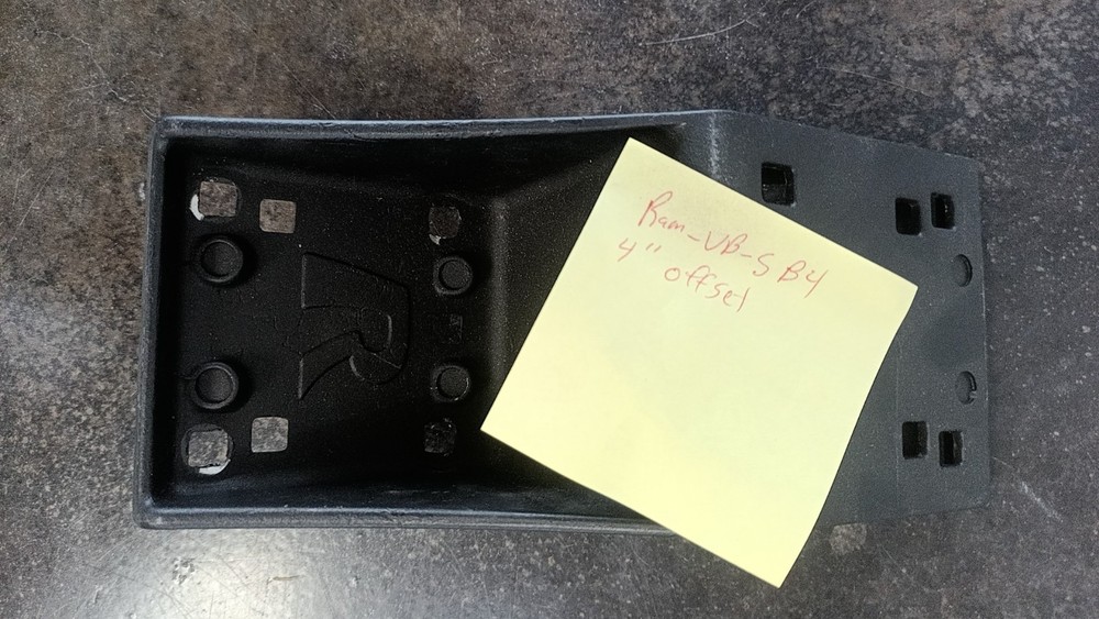 RAM-VB-SB4  RAM 4" Offset Vehicle Base Riser (Used)