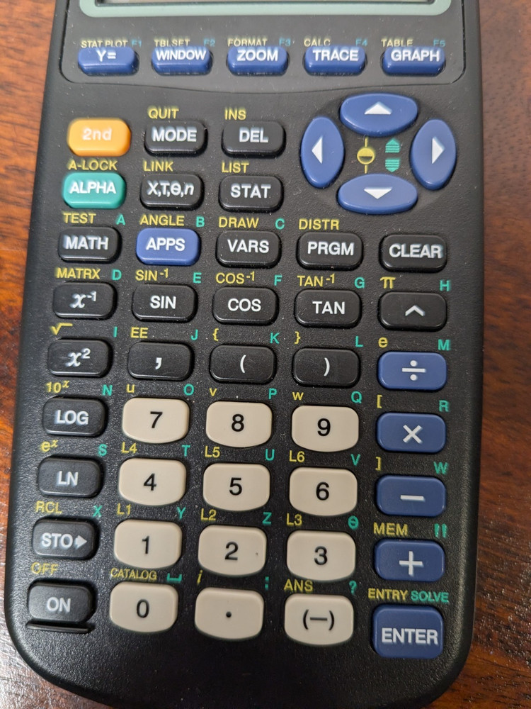 Texas Instruments TI-83 Handheld Graphing Calculator Tested includes Batteries