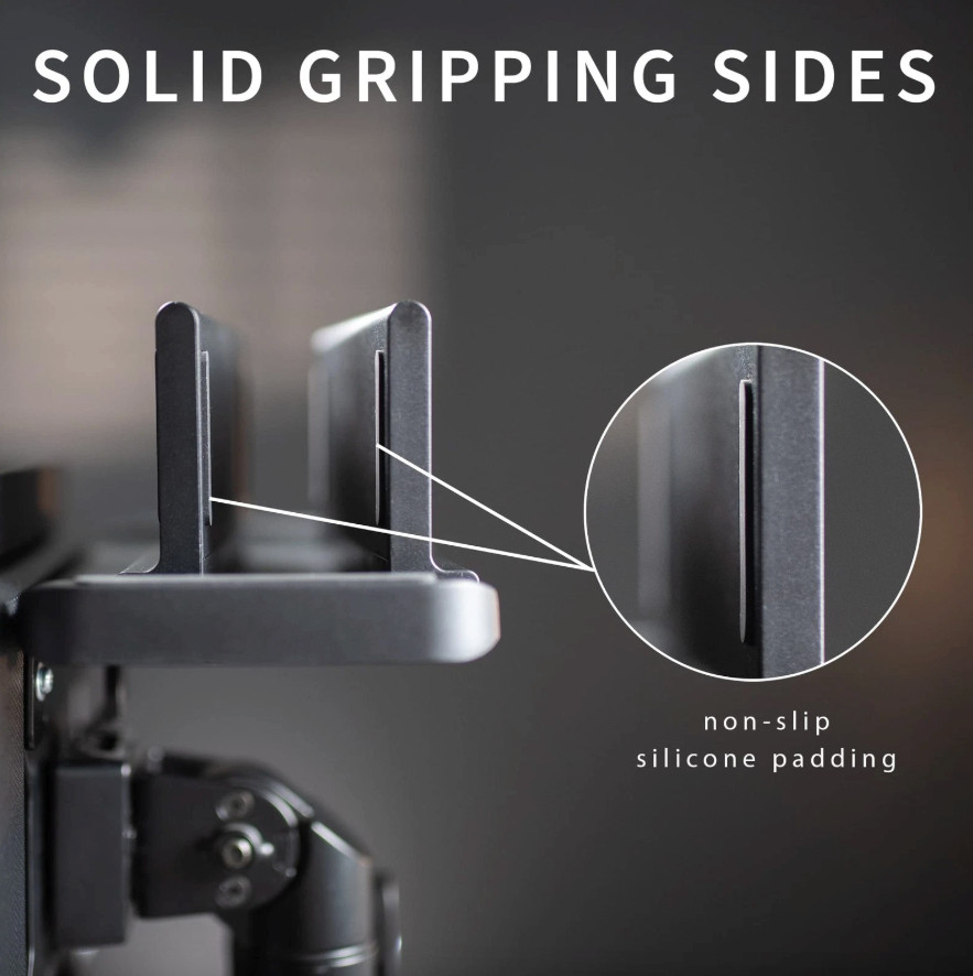 Multifunctional Adjustable Thin Client Mini PC Mount Bracket CPU VESA Monitor