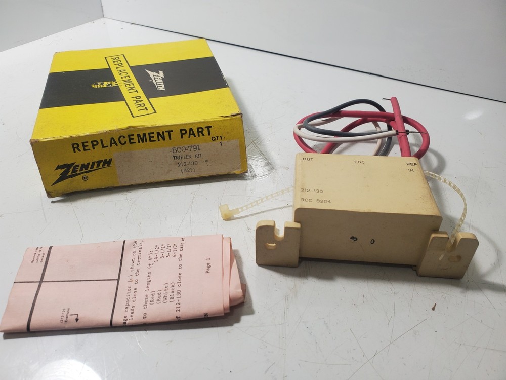Zenith 800-791 Tripler Kit NOS Untested