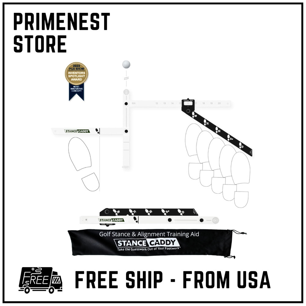 Golf Stance and Alignment Training Aid – Setup Left & Right Handed