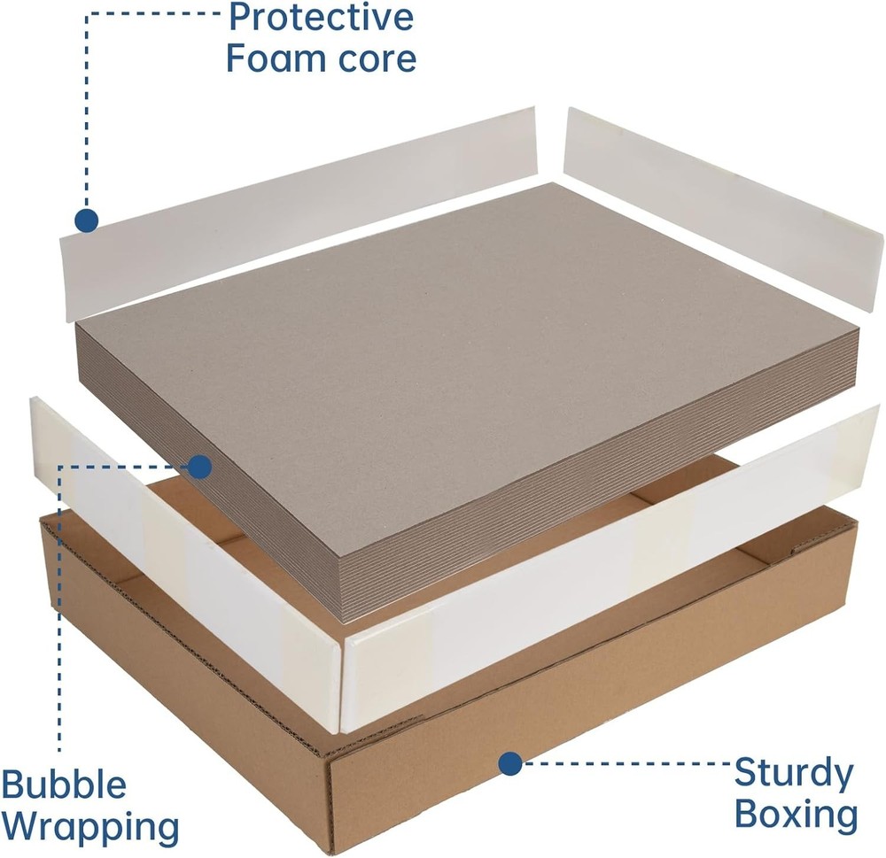 Sturdy 8.5x11 Chipboard Sheets - 20 Pack, 80 PT Thick for Binding & Crafts