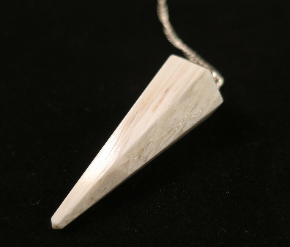 SCOLECITE CRYSTAL PENDULUM - INDIA