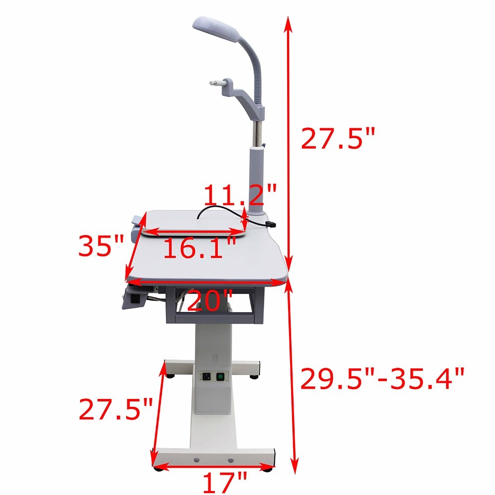 Eyeglass Optometry Test Stand Combined Table 110V Load 165Lbs Full Automatic120W