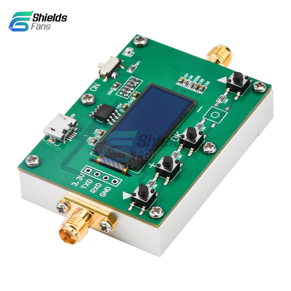 6Ghz RF Digital Attenuator 30DB Step 0.25DB OLED Pogrammable Attenuator Module