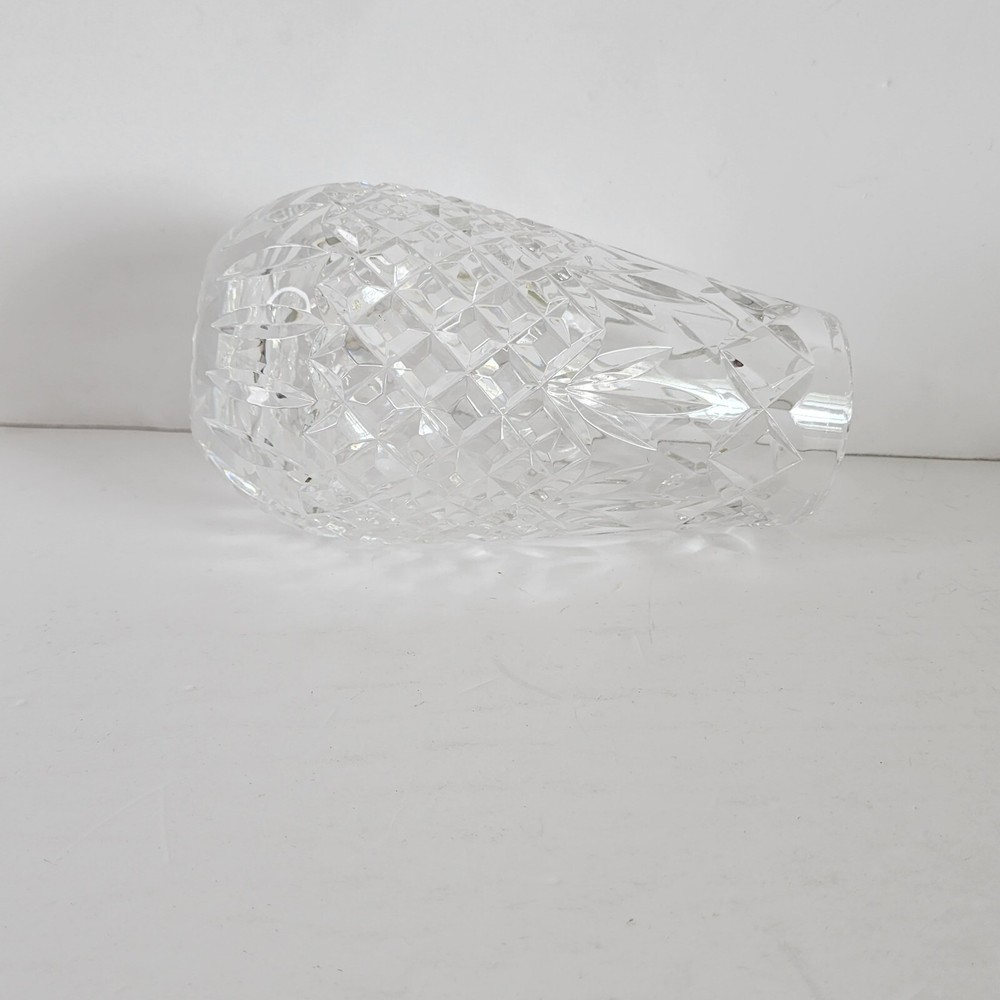 Small Round Leaded Crystal Vase