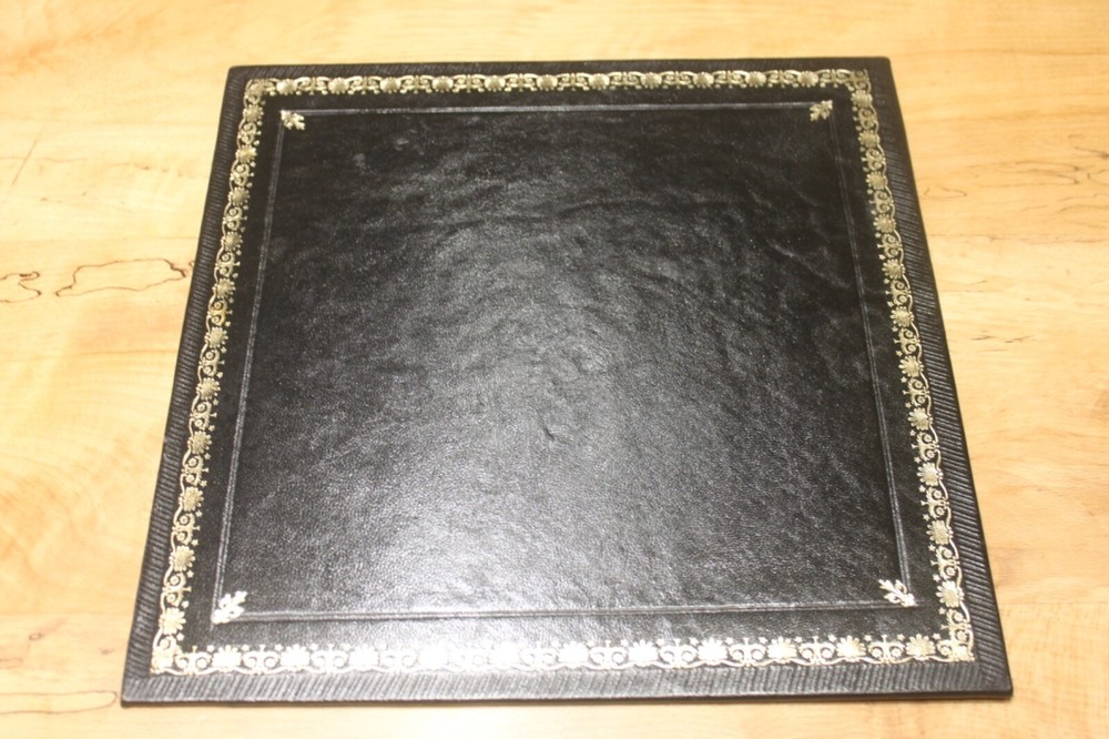 Genuine leather desk pad for computer/laptop/tablet