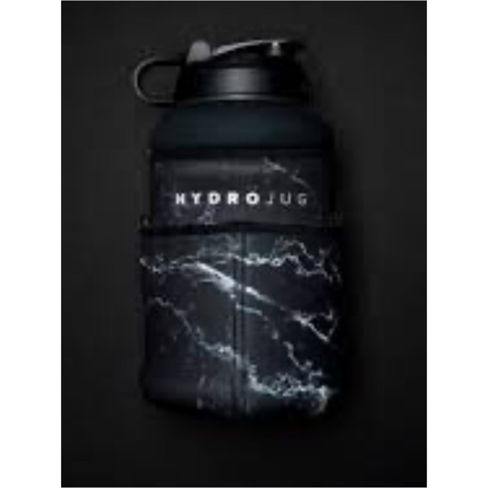 HydroJug Black Adjustable Woven Carry Strap with White Logo