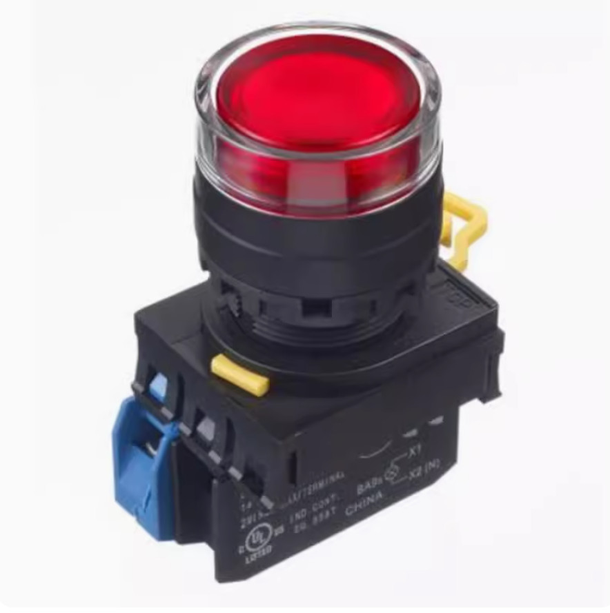 1PC NEW IDEC Self-reset button switch without light YW1L-MF2E01 white 1NC #LL