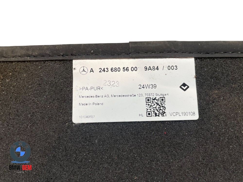MERCEDES BENZ EQA FRONT REAR FLOOR MAT SET
