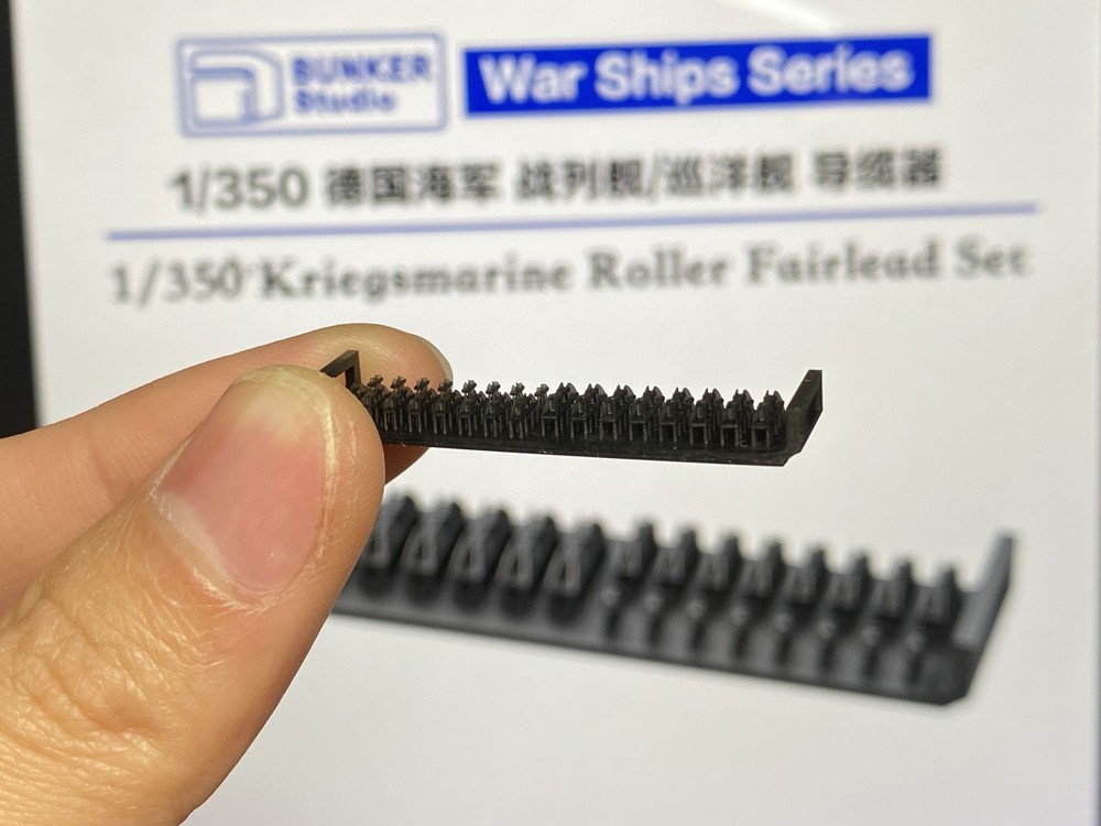BUNKER WS35025 WWII Kriegsmarine Roller Fairleads Set (Plastic model)