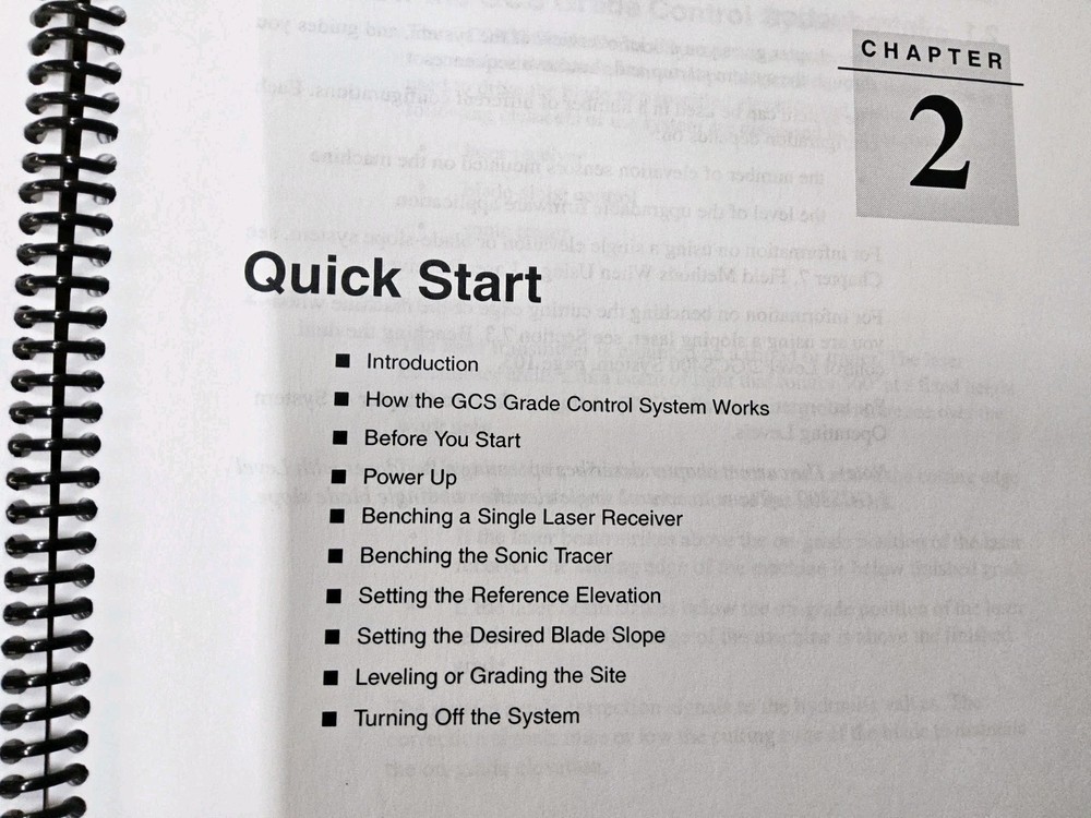 Trimble Operator's Manual, GCS300, GCS400, GCS500, GCS600 Grade Control System