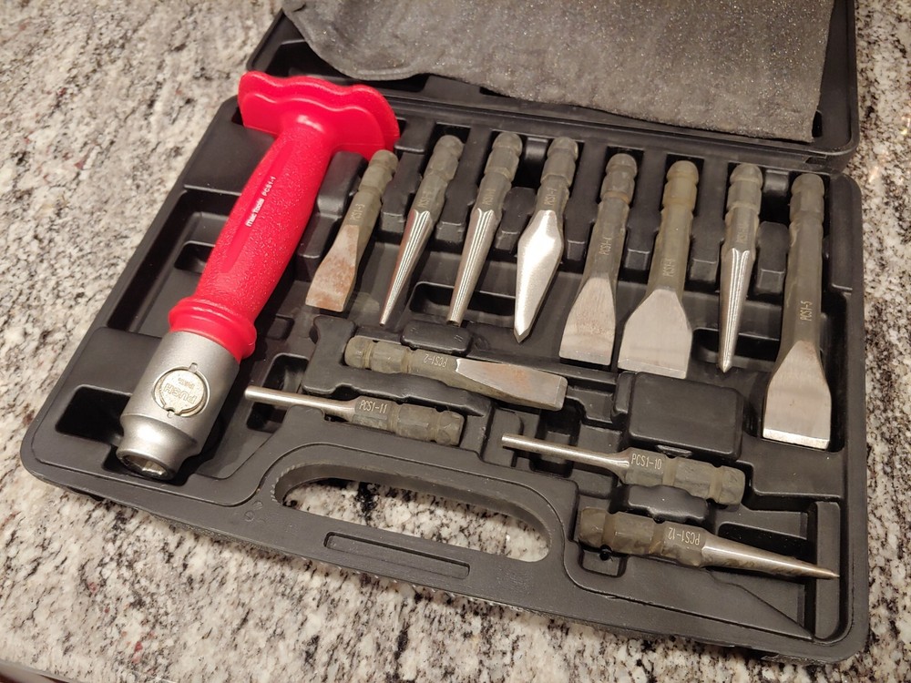 Mac Tools 12-PC. Interchangeable Bit Punch and Chisel Set