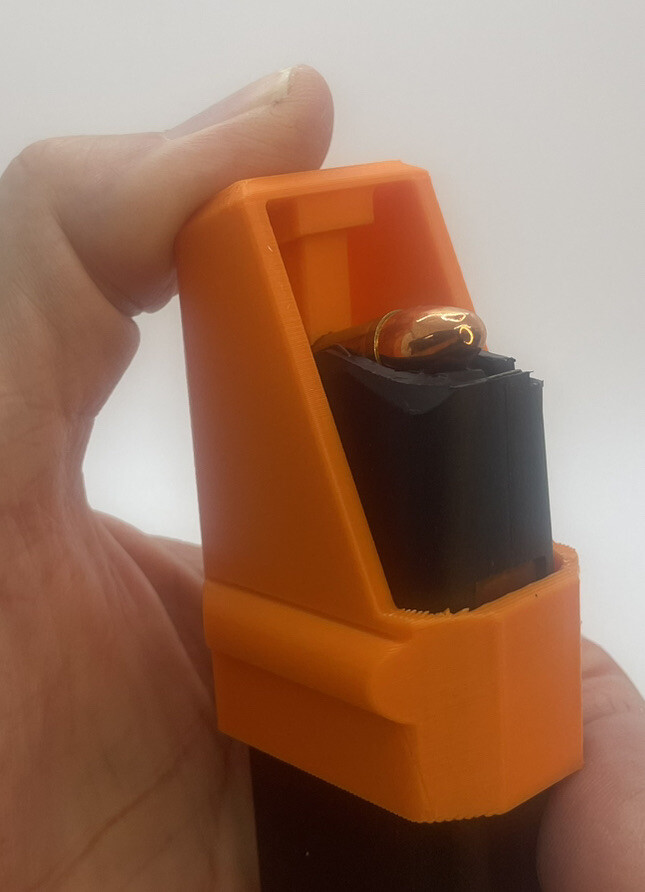 Beretta 92F M9 96 Taurus PT 92 9mm Mag Loader Speedloader ORANGE!