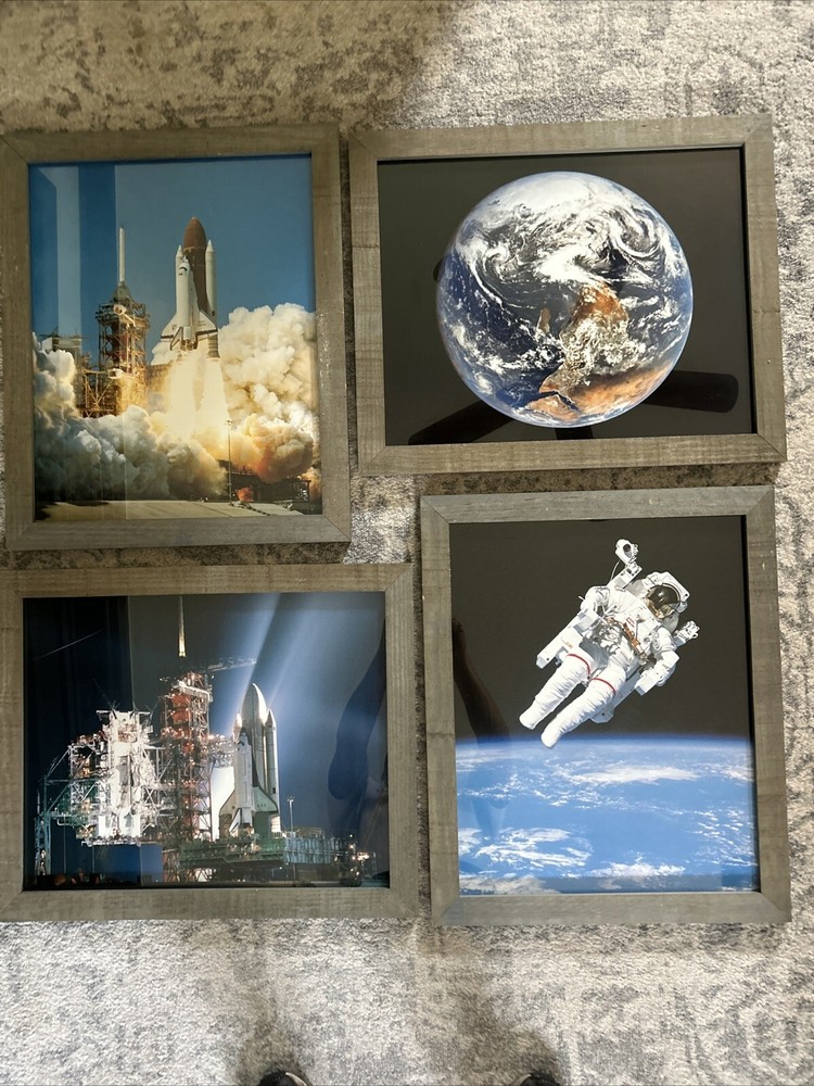 RARE SPACE SHUTTLE COLLECTIONS FRAMED 16x20 PHOTOS SPACE SHUTTLE MISSIONS