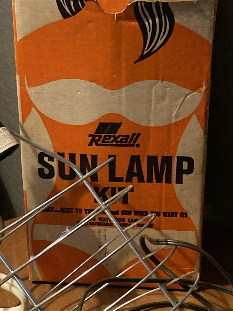 Rexall Sun Lamp Kit Adjustable Clamp On Use Infrared Bulbs Also