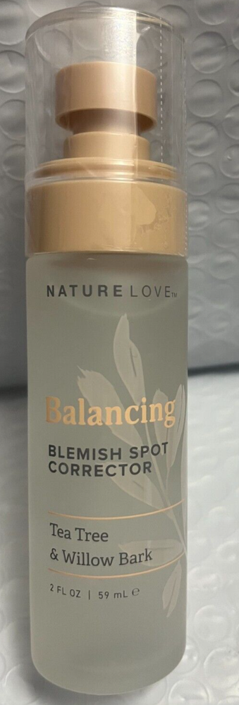 NATURE LOVE BALANCING BLEMISH SPOT CORRECTOR TEA TREE&WILLOW BARK 2FLOZ