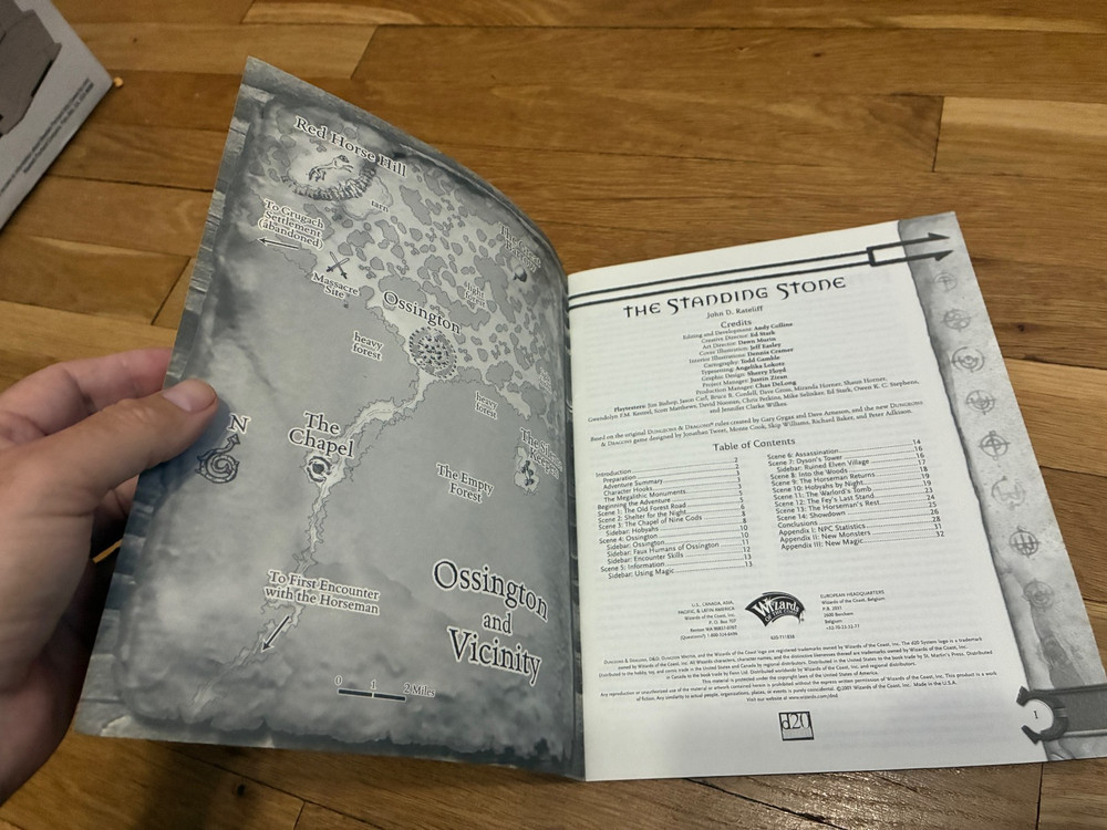 Dungeons & Dragons The Standing Stone D20 Original