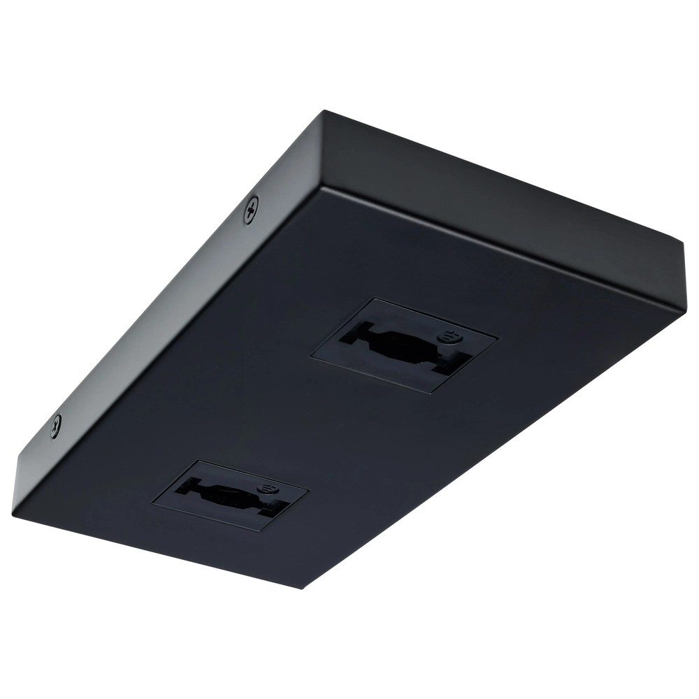 Double Monopoint Adapter - Rectangular - Black Finish - 12-Pack
