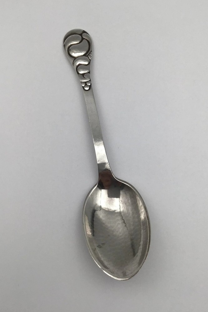 Evald Nielsen Silver No. 4 Silver Dessert Spoon