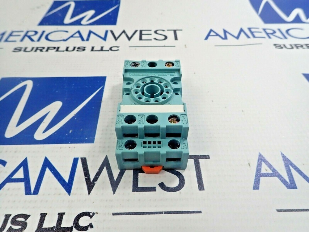 TURCK RELECO S3-2S RELAY SOCKET BASE 10 PIN 10A