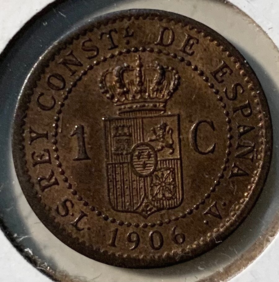 1906-A Spain Centavo