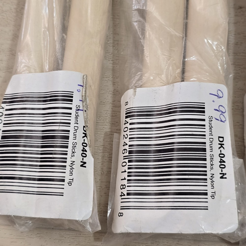 9 Pair Student Drumsticks Nylon Tip