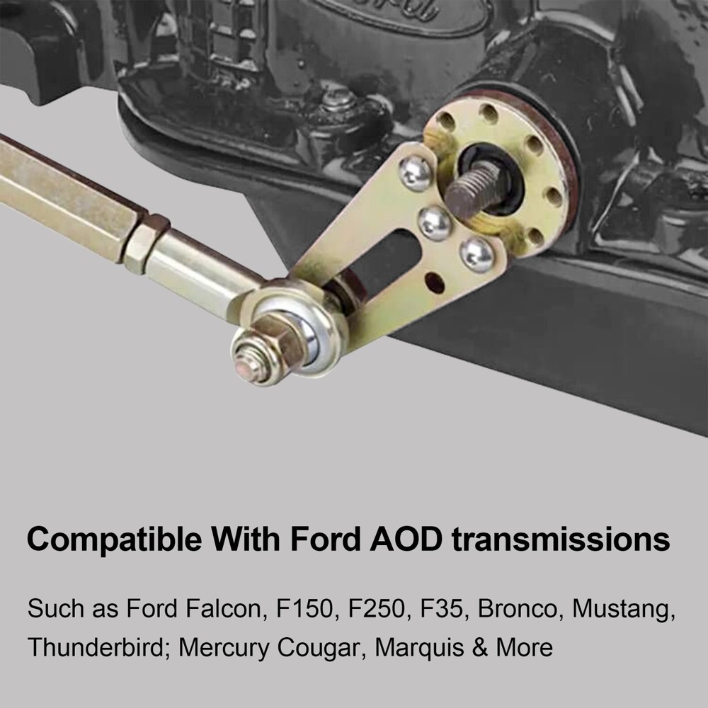 21" Adjustable Column Shift Linkage Kit ACA-1807 for AOD Ford Transmission