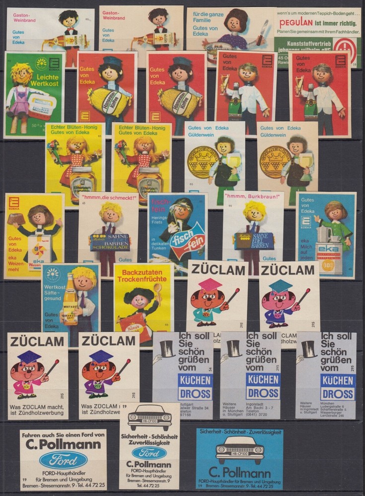 Germany - Matchbox Labels - Lot 14