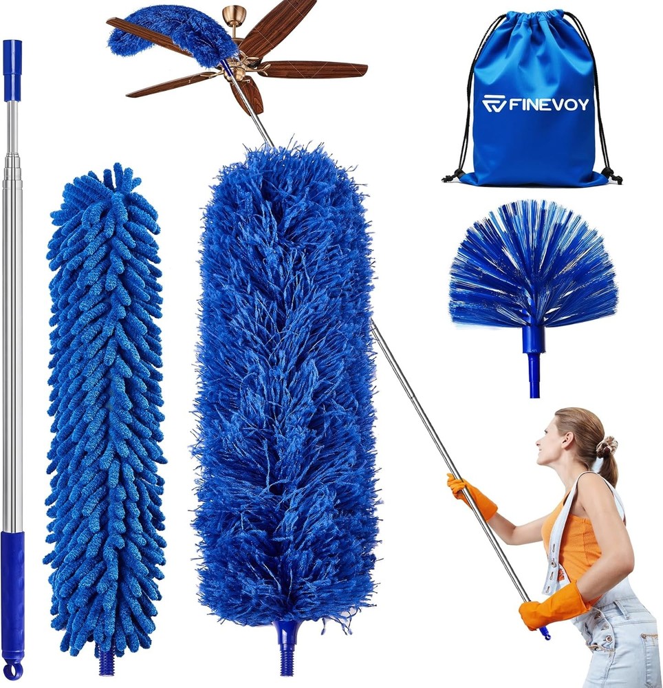 Dusters for Cleaning, Duster with Extens Pole 1 Kit, Cobweb Duster,