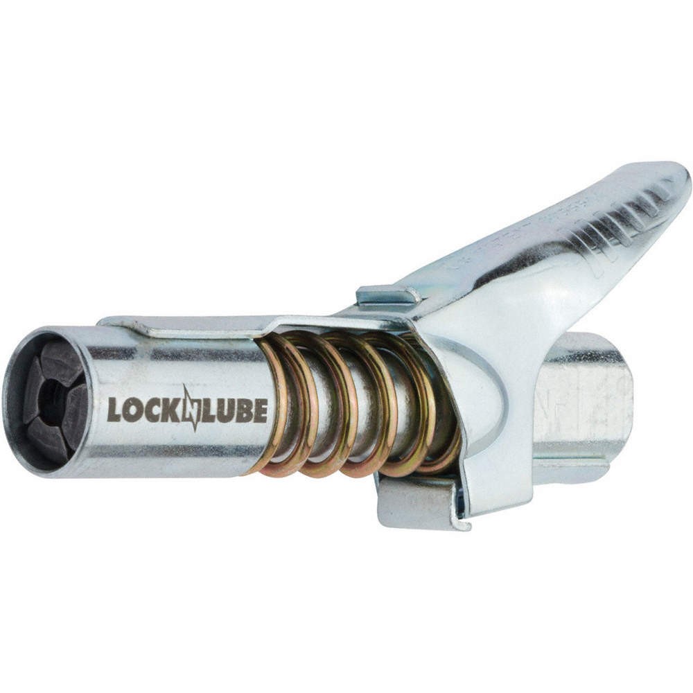 LOCKN LUBE  Quick-Lock Grease Coupler,1/8" NPT 367A36