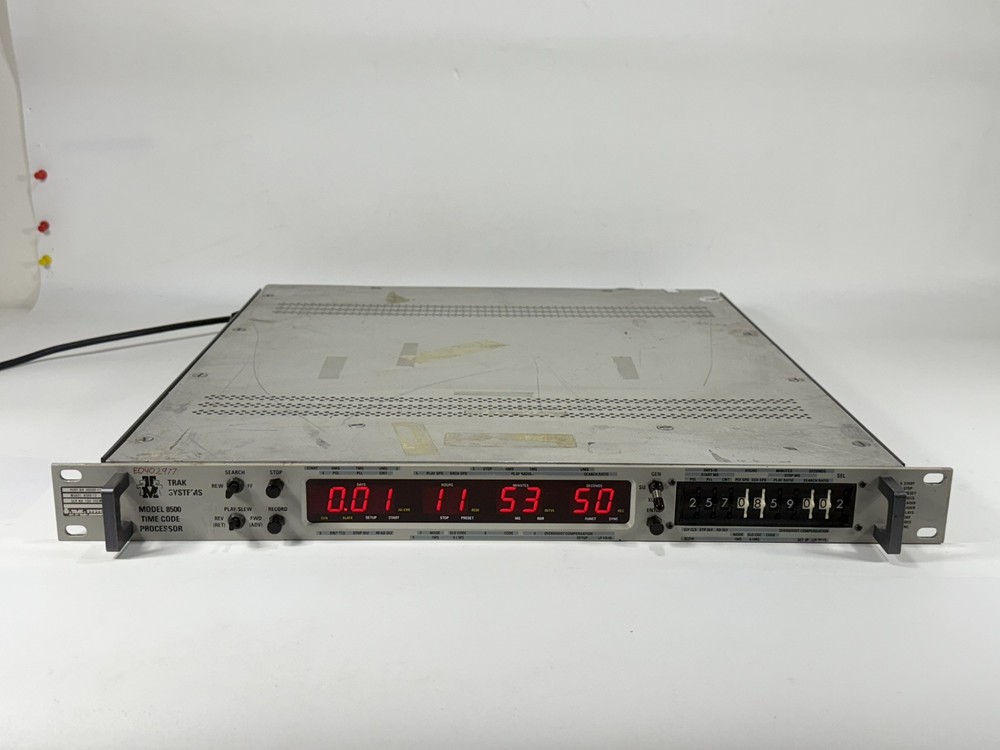 Trak Microwave 8500-12 Time Code Processor 48500-1100-110 System Vintage