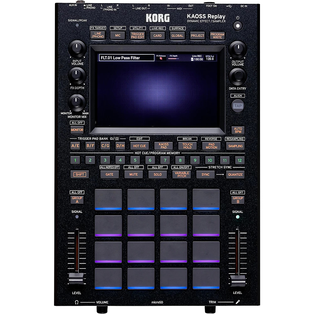 KORG KAOSS Replay Dynamic Effects Processor and Sampler Refurbished