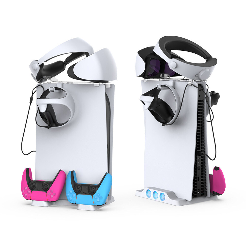 For PSVR2 storage bracket + handle / headset hangers + TYPE-C charging cable set