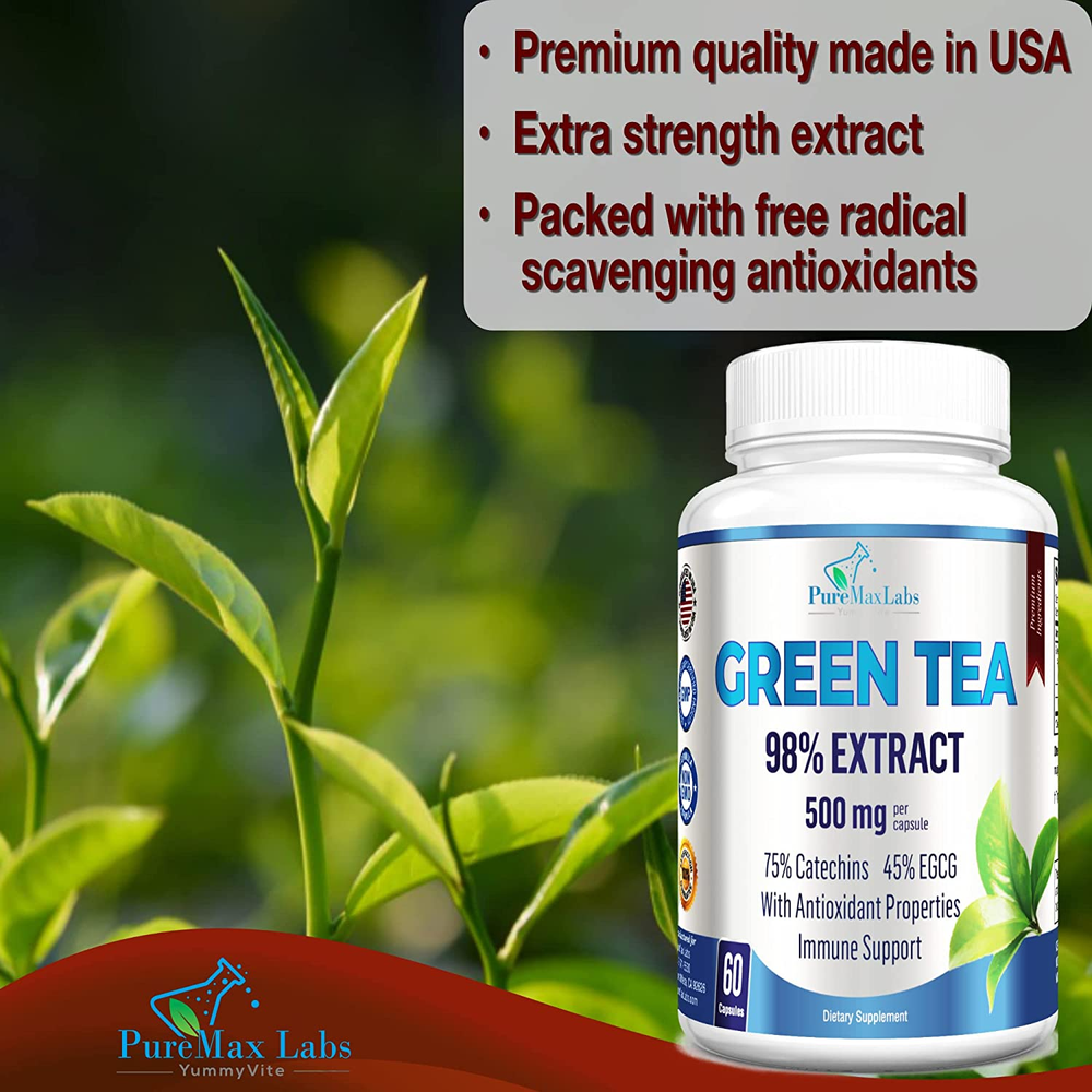 ✨Green Tea Extract 98% 3X Strength,75% Polyphenol Catechins,45% EGG,Antioxidant✨