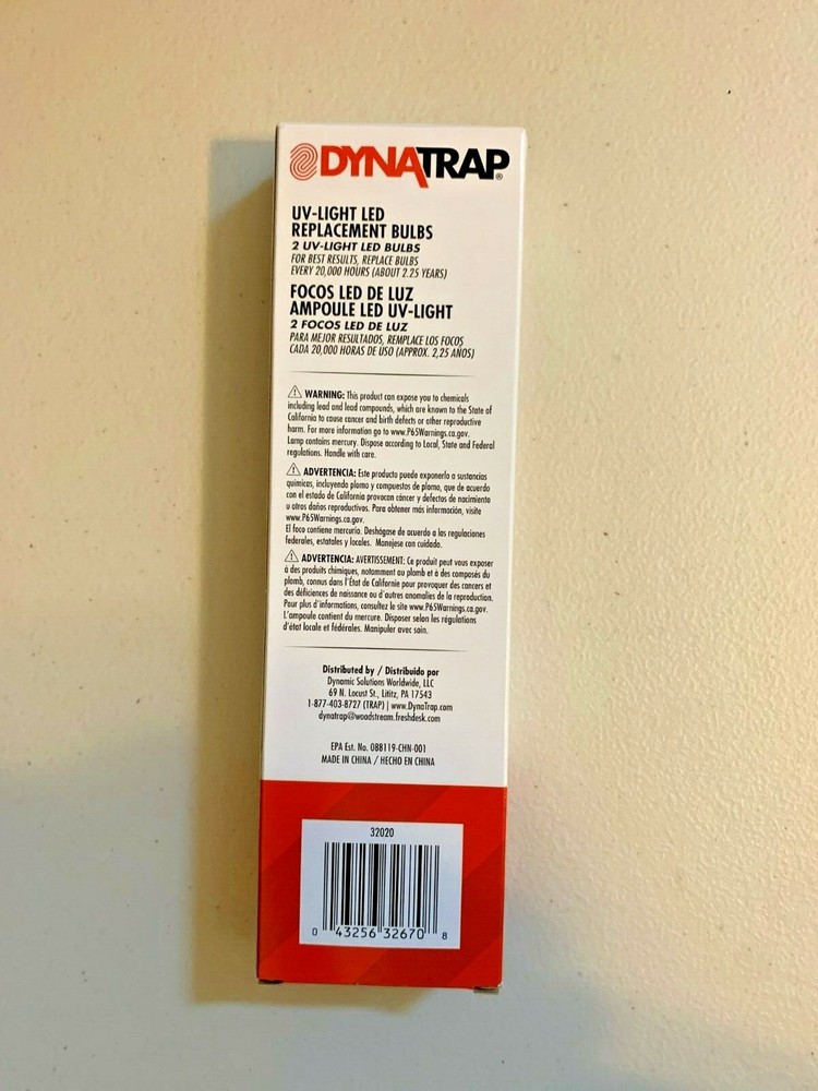 Dynatrap 32020 2.5W LED Replacement Bulbs 2 Pack