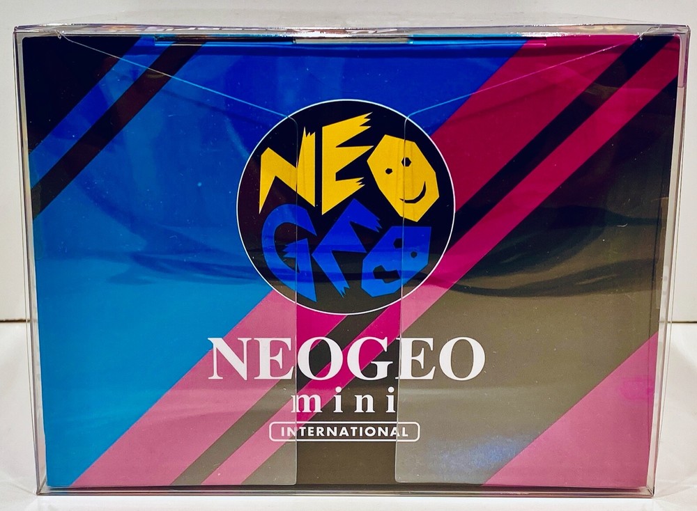 1 Box Protector For NEO GEO MINI (INTERNATIONAL) Console! Clear Display Boxes