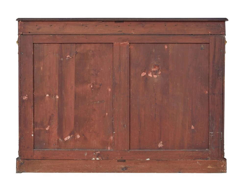 19TH CENTURY VICTORIAN GLAZED BURR WALNUT SIDEBOARD