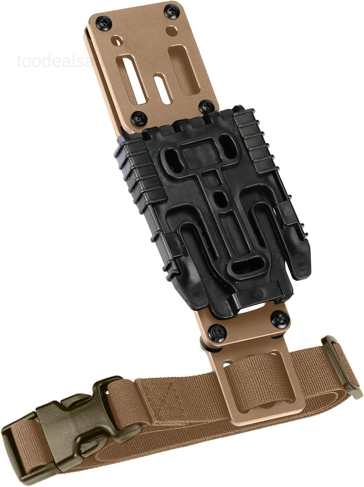 Tactical Modular Holster Adapter with QLS kit, Drop Leg Platform tan