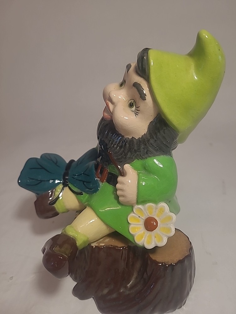 Vtg Ceramic Atlantic Mold Gnome