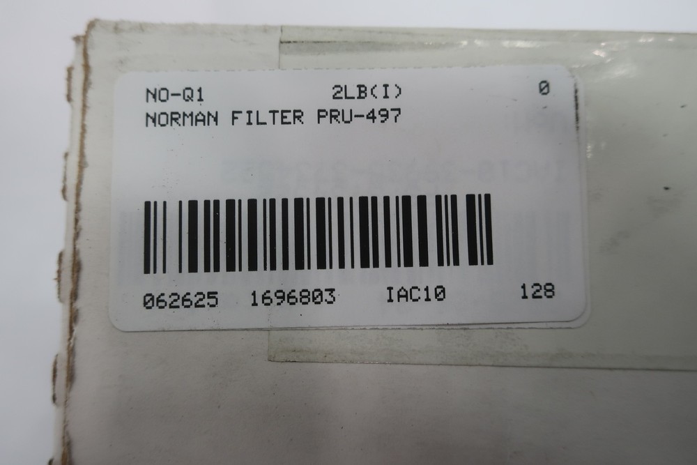 Norman Filter PRU-497 Hydraulic Filter Element