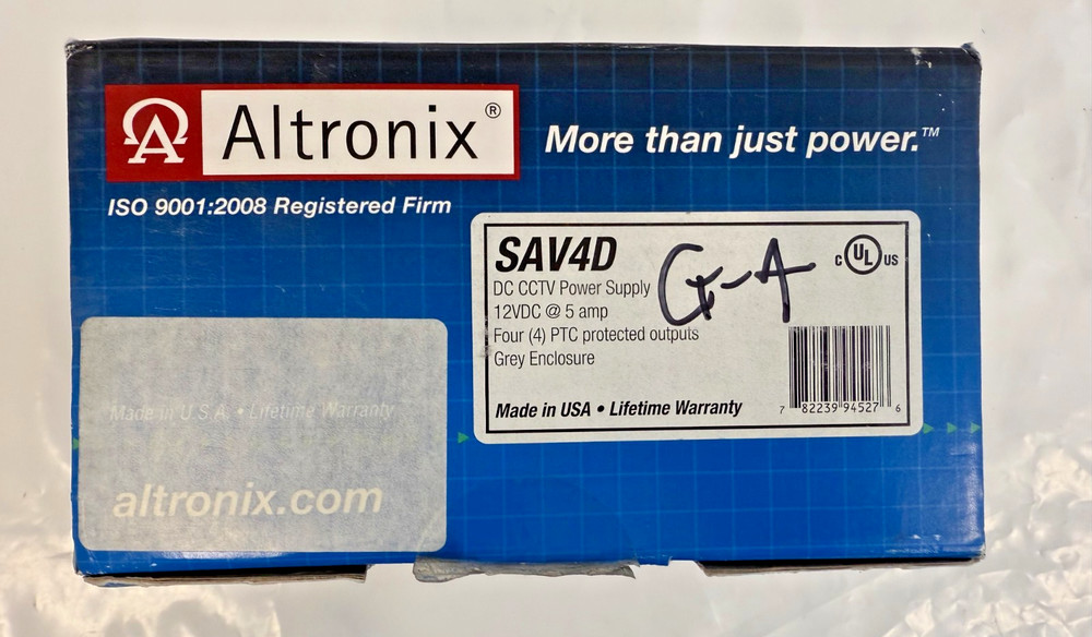 Altronix SAV4D DC CCTV Power Supply