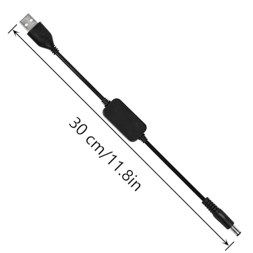 1FT DC 5V to DC 12V USB Voltage Step Up Converter Cable,Power Adapter Cable