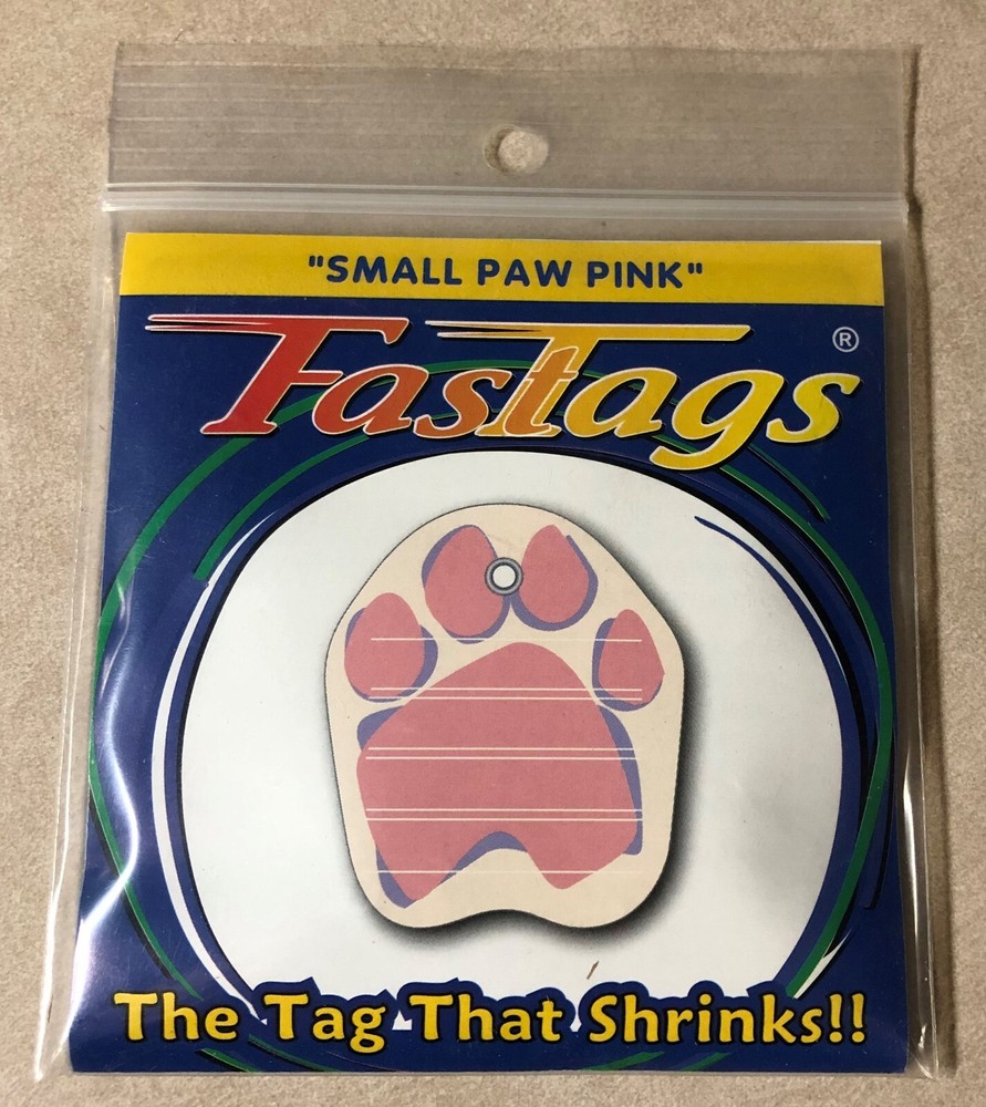 FasTags, the tag that shrinks "Small Paw Pink"