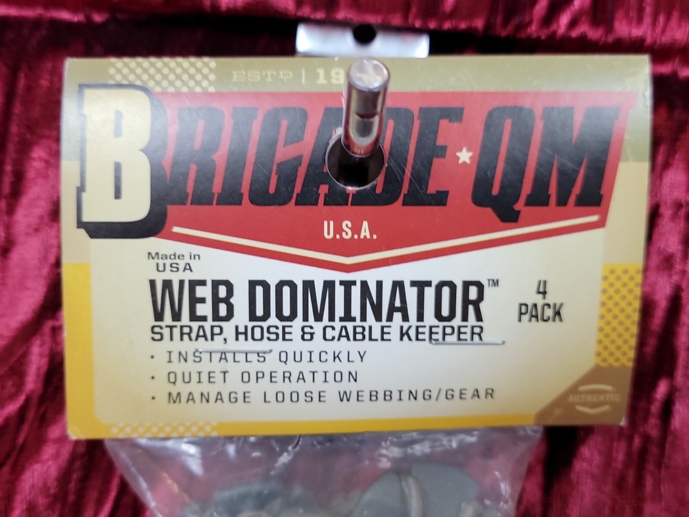 NEW NIP 4 PACK Web Dominator FOLIAGE GREEN Designed QUICK assist operators FIELD