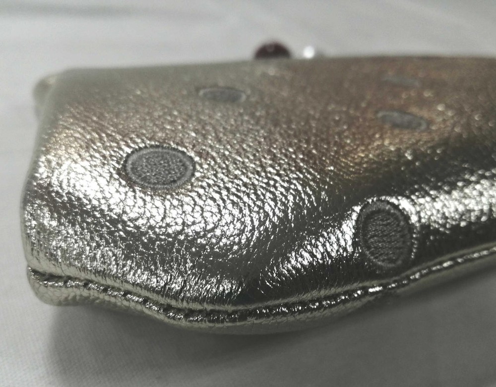Perche Metallic Gold Clasp Wallet